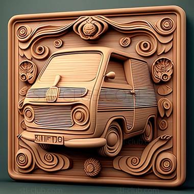 3D мадэль Fiat Fiorino (STL)